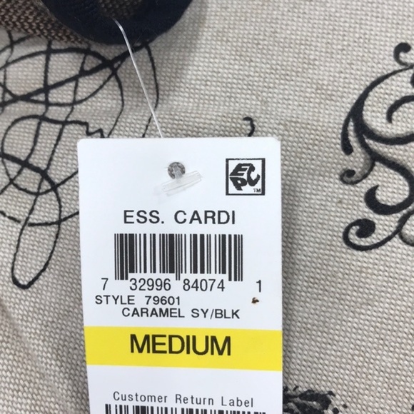 Alfani Drape-Front Cardigan - Picture 4 of 6